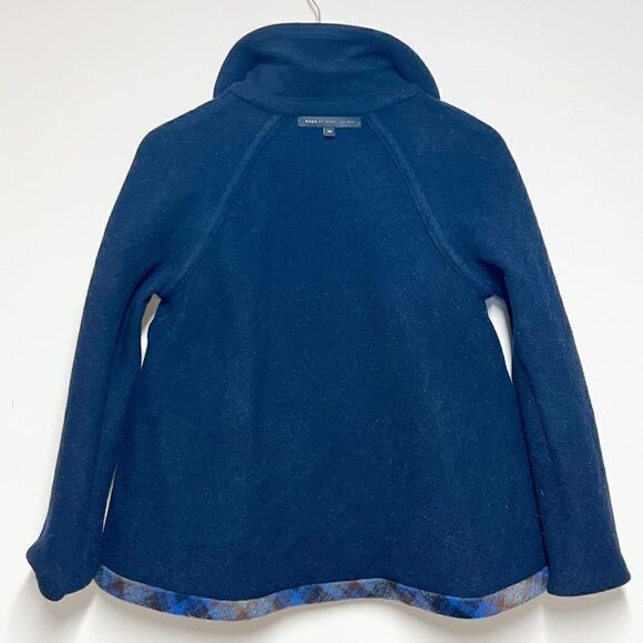 Marc by Marc Jacobs Womens Wool Plaid Reversible Jacket Oversized XS - Picture 6 of 8